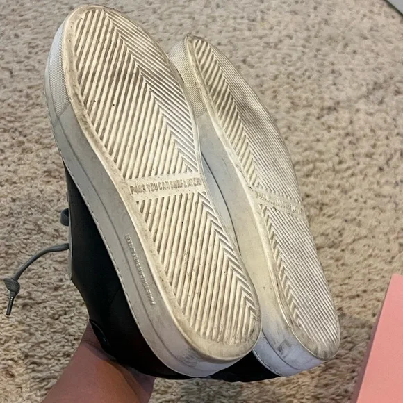 P448, Silver/Black Sneakers, Size 39 - Picture 8 of 9